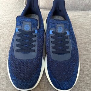 Peter Millar Men's Deep Blue Knit Sneakers